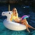 thumbnail image 3 of GoFloats Unicorn Party Tube Inflatable Raft, 3 of 6