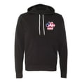 thumbnail image 2 of American Flag Paw Print, 4th of July Hoodies, Patriotic Hoodies - Black MH200HOODPATRIOT S6 XS, 2 of 3