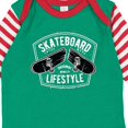 thumbnail image 4 of Inktastic Skateboard Lifestyle Boys or Girls Long Sleeve Baby Bodysuit, 4 of 5