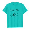 thumbnail image 4 of Toddler Girl Shirt Girls Cartoon Print Fashion Round Collar Loose Hugh Leisure T Shirt With Short Sleeves Kids Summer Clothing Mint Green,5-6 Years, 4 of 4