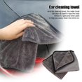 thumbnail image 2 of Microfibre Car Drying Towel Super Absorbent Grey Large Thick Polishing Cloths \^ Q9Q5, 2 of 8