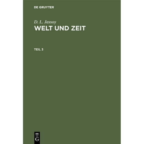 Welt und Zeit (Hardcover)