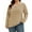 37# Khaki, variant on SHIBEVER Long Sleeve Shirts for Women Plus Size Womens Clothes V Neck Fall Tops for Women Trendy Womens Plus Size Tops Cotton Clothes Winter Khaki 4XL