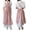 Pink, variant on Pinafore Apron Dress,Japanese Cotton Linen Cross Back Apron for Women with Pockets,Dress with Waist Ties (Turquoise Blue)