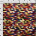 thumbnail image 2 of oneOone Cotton Poplin Candy Red Fabric Chevron Ikat Sewing Craft Projects Fabric Prints By Yard 42 Inch Wide, 2 of 4