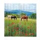 thumbnail image 1 of 2x cortina con ojales, bufanda, cinta con volantes, bufanda decorativa, cortina opaca Caballos, 1 of 9