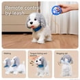 thumbnail image 2 of PLGEBR 2026 Lifelike Robot Dog Toy, Interactive Walking Plush Puppy with Touch Sensing, Voice Mimic & Sounds, Leash Remote Control, Soft Fur Battery Powered for Kids, 2 of 8