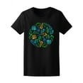 thumbnail image 2 of Sea Shells Round Doodle T-Shirt Women -Image by Shutterstock, Female x-Large, 2 of 4