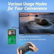 RG35XXSP Handheld Game Console,3.5Screen,3300mAh Battery,5G WiFi Bluetooth HD and TV Output Green