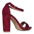 thumbnail image 3 of J. Adams Shirley Strappy Chunky High Heel Classic Pump, 3 of 4