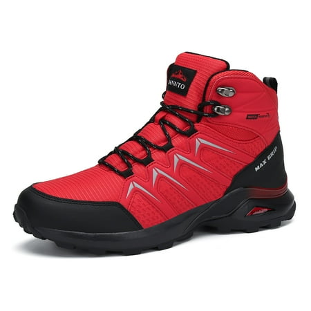 

Dannto Mens Mid Ankle Hiking Boots Water Resistant Outdoor Snow Shoes Lightweight Walking Trekking Tactical Hunting Sneakers