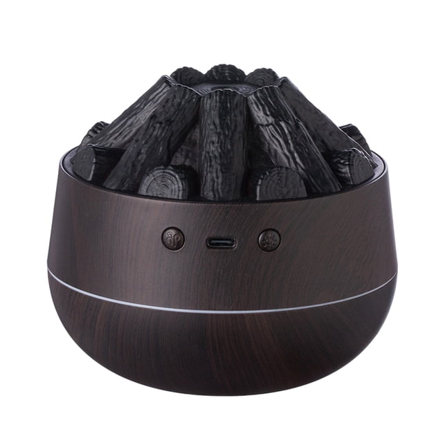 New Charcoal Humidifier Desktop Mini Silent Office USB Flame Humidifier