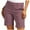Purple, variant on ZyeKqe Dress Shorts for Women Wide Leg Business Casual Shorts High Waisted Office Work Shorts with Pockets
