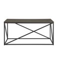 thumbnail image 5 of 40" Modern Geometric Coffee Table - Dark Concrete, 5 of 5