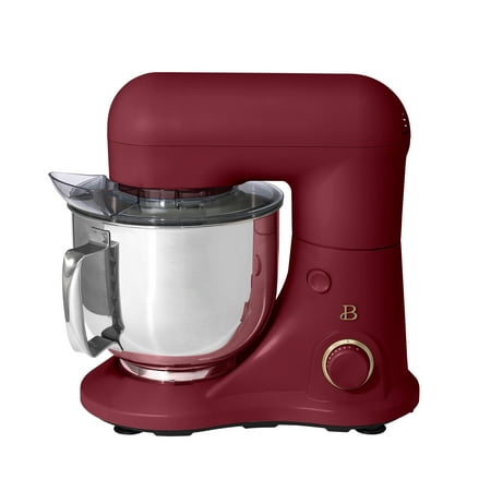 Beautiful 5.3QT Capacity Lightweight & Powerful Tilt-Head Stand Mixer  Limited Edition Merlot by Drew Barrymore