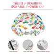 thumbnail image 3 of KLL Transport1 Pattern Shower Cap & Bath Cap for Women,Reversible Oversized Waterproof Shower Caps for all Hair Lengths,Elastic Reusable Bathing Hair Cap, 3 of 6