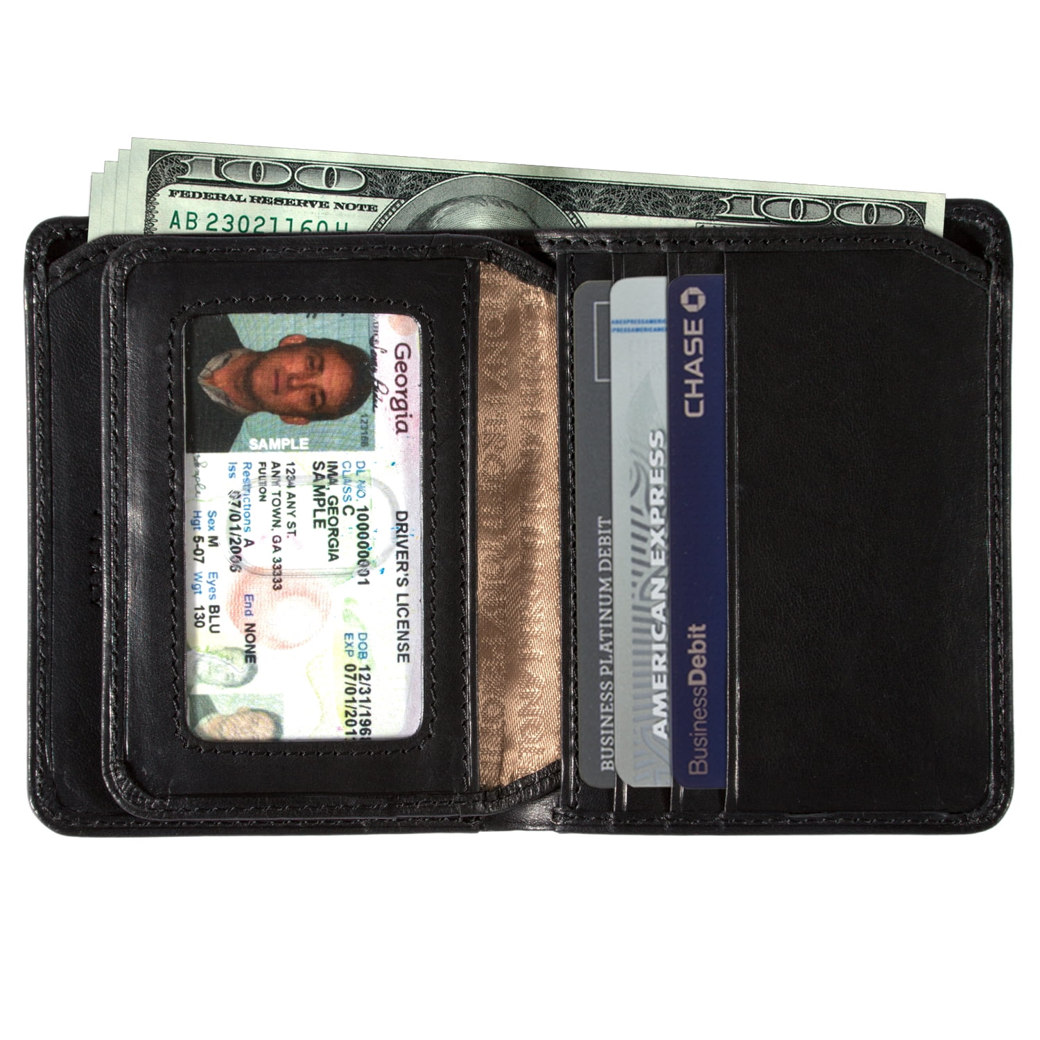 RFID Blocking Credit Card Holder ive Fire Candle Ima Leather Zipper Card Case