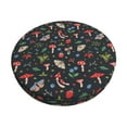 thumbnail image 2 of Xecao's Forest Flora and Insects Print Stool Covers offer stylish, washable protection for PU round bar stools, perfect for home or commercial use., 2 of 7