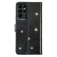 thumbnail image 7 of Wallet Case for Samsung Galaxy A54,Decase Women Girls Case with Card Holder Kickstand & Wrist Strap Luxury Bling Glitter PU Leather Flip Card Phone Cover for Galaxy A54,Black, 7 of 7