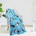 thumbnail image 2 of Penguin Blanket 50"x60" Adorable Penguin Throw Blanket for Boys Girl Women Penguin Throw and Blankets for Sofa Couch Living Room Bedroom, 2 of 5