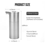 Automatic Soap Dispenser Touchless, Simple Physical Adjustment Hand Soap Dispenser,Low Battery Consumption Dish Soap Dispenser Kitchen Bathroom,Hands Free Auto Soap Dispenser