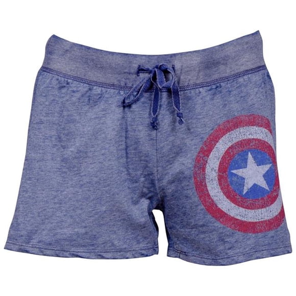 Captain America 808016-TP Captain America Symbol Shorts de Sommeil Juniors - Très Petit