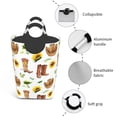 thumbnail image 4 of Lsque Rustic Western Charm Laundry Basket, Laundry Hamper, Dirty Clothes Hamper for Laundry, Collapsible, Waterproof Laundry Baskets with Aluminum Handles for Laundry, Dorm, Family, 4 of 6