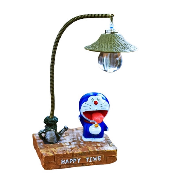Lámpara de mesa con luz nocturna Doraemons Anime para dormitorio infantil