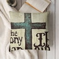 thumbnail image 3 of Throw Pillow Case Beliefs We Walk by Faith and Not Sight Design ian Bible Verse Decorative Cushion Cover Square Throw Pillow Cover, 3 of 5