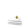 thumbnail image 2 of Converse Espadrilles Chuck Taylor All Star Lift pour Femmes, Blanc/noir/blanc, 5 Moyen US, 2 of 5