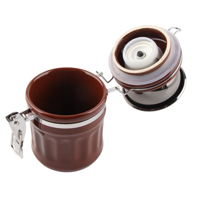 Ceramic Coffee Mill, Low Noise Hand Coffee Mill European Style Large Capacity for Restaurant
