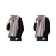 thumbnail image 1 of Jumpingount Bufandas femeninas Cachemira-como Mulitcolor 200 * 30 cm Invierno Cálido Mantón Envuelve Sólido Pañuelo de moda Regalo de Caqui 2piezas, 1 of 6