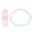 thumbnail image 1 of Kit de piedras de Cristales naturales de imitación rosa Unique Bargains, 1 of 6