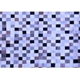 thumbnail image 1 of Ahgly Company Indoor Rectangle Checkered Blue Modern Area Rugs, 7' x 9', 1 of 4