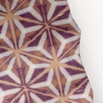 thumbnail image 2 of Simply Daisy 70" W x 73" H Water Mosaic Geometric Print Polyester Shower Curtain, Orange, 2 of 3