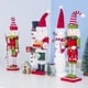 thumbnail image 4 of Cascanueces De Muñeco De Nieve De Papá Noel De Navidad, Soldado De Cascanueces De Madera, Decoración De Mesa De Navidad, Decoración Festiva Tradicional Para El Hogar Minnieouse HA043983-03, 4 of 6