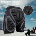 thumbnail image 2 of Pantalones cortos acolchados y protectores de cadera Cienfy 3D con protección de cadera Eva, 2 of 5