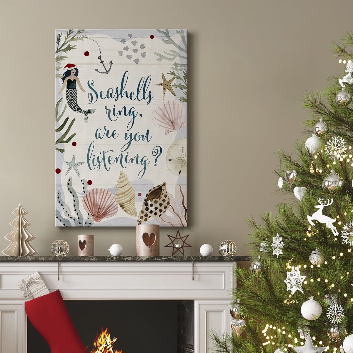 Sun-kissed Christmas Collection B- Gallery Wrapped Canvas