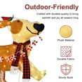 thumbnail image 5 of 4' Pre-Lit Outdoor Puppy Christmas Holiday Decor with 144 Warm White Twinkling LED Lights, 5 of 6