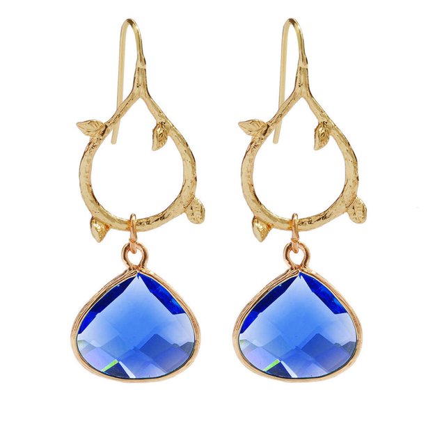 Pendientes de gancho de oreja de hoja de gota de cristal de corazón de melocotón de joyería de moda Wmkox8yi sjalhkljlk4393