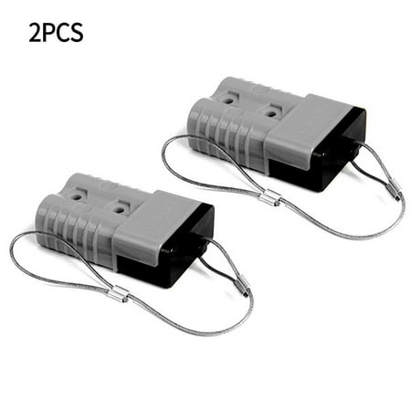 

BCLONG 2PCS 50A For Anderson Plug Covered Forklift Power Connector + Dust Cover Caravan