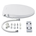 thumbnail image 3 of Saniwise SW-2040-F8-WHT Haun Round Bidet Toilet Seat, 3 of 6