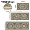 thumbnail image 2 of TECHVIDA Kitchen Rugs 3 Piece Set,Non Slip Machine Washable Kitchen Mats,Boho Vintage Kitchen Carpet for Farmhouse Living Room Hallway Laundry Room, 2 of 13