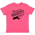 thumbnail image 3 of Inktastic Someone in Massachusetts Loves Me Youth T-Shirt, 3 of 5
