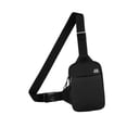 thumbnail image 4 of Bolso de pecho jinwen para Hombres Mujeres Correa Ajustable Negro, 4 of 8