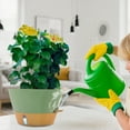 thumbnail image 7 of FIASON 2 Pack Plastic 12 Inch Green with Brown Self-Watering Plant Pots for Indoor Outdoor, Large Flower Pots Include Drainage Holes, Watering Lip & Removable Saucer, 7 of 7