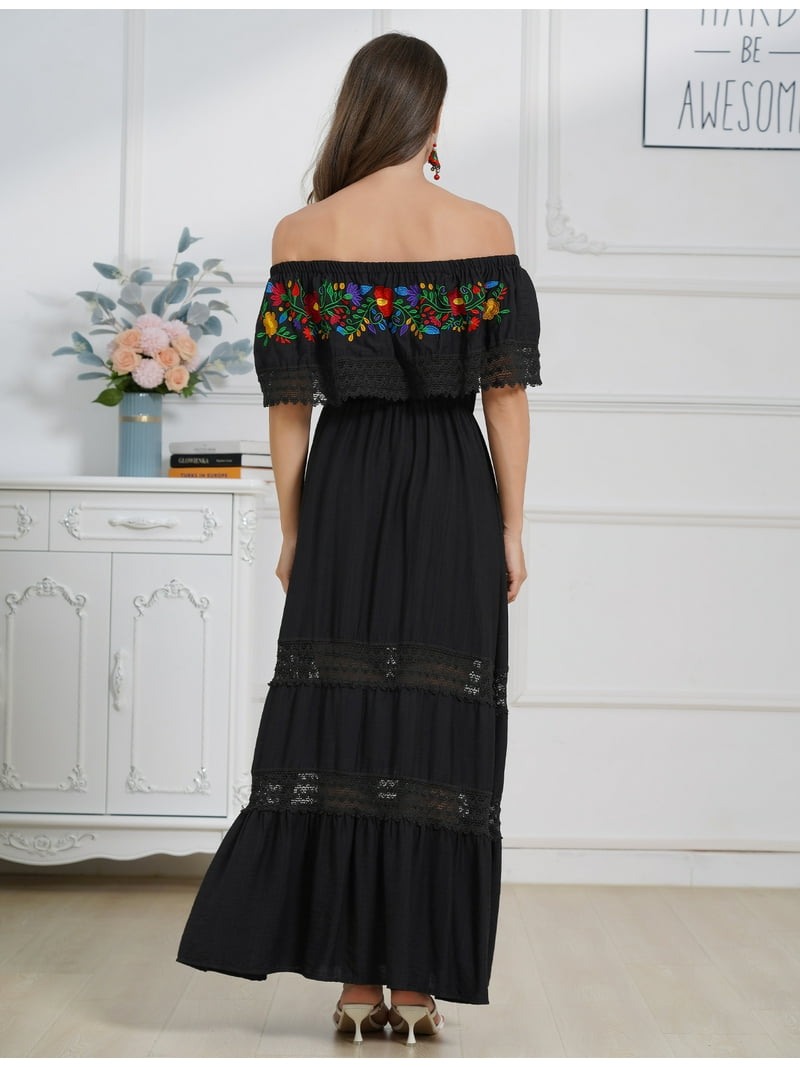 modern little black dress Alix Black Gathered Dress - Women's Halter Neck Asymmetrical Cotton Dress