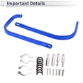 thumbnail image 4 of Unique Bargains 1Set Protector de Guardamanos Universal para Motocicleta Knuckle Guard Azul Aleación de Aluminio, 4 of 6