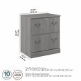 thumbnail image 4 of Saratoga 2 Drawer Lateral File Cabinet in Modern Gray, 4 of 7