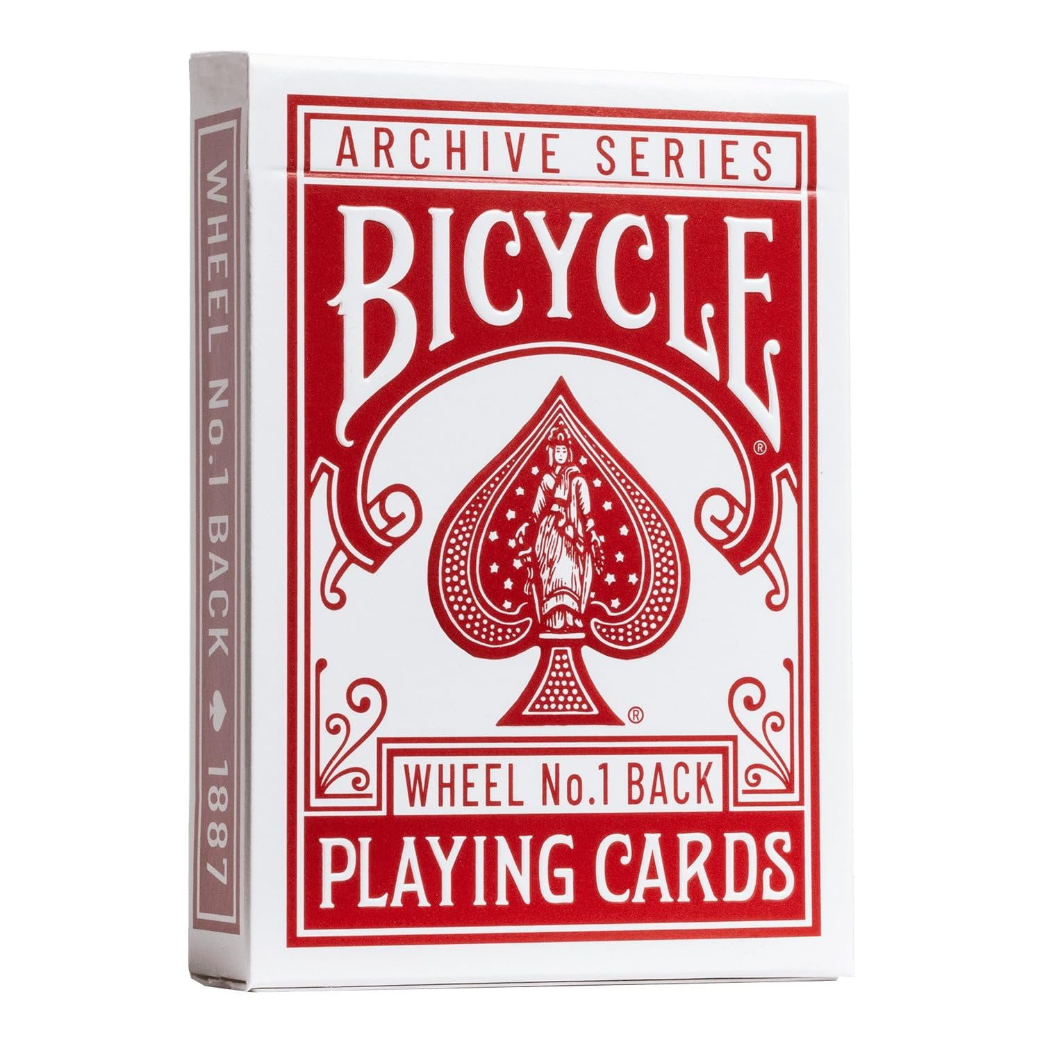 1 Deck Bicycle Rider Back 808 Standard Poker Playing Cards Red or